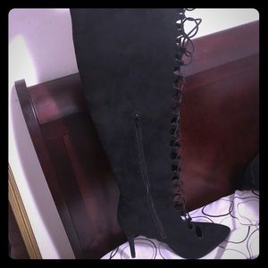 Knee high heels size 11